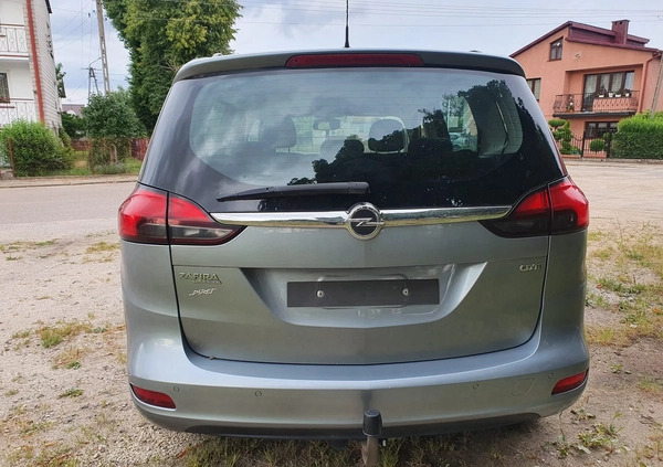 Opel Zafira cena 15900 przebieg: 163000, rok produkcji 2011 z Kalisz małe 37